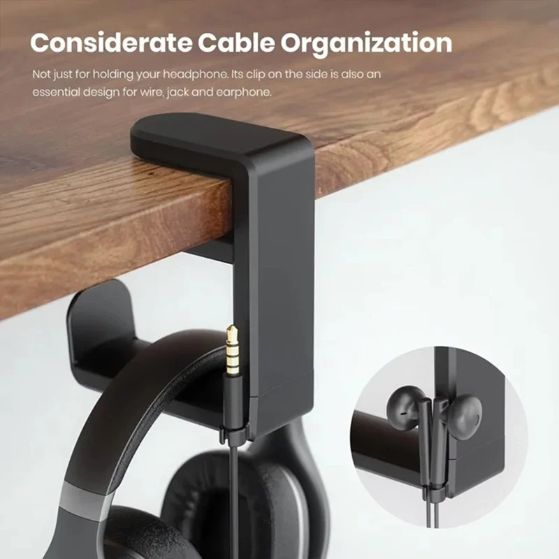 360° Rotating Headphone Stand  - Headphone Stand Desk ulasan dan harga