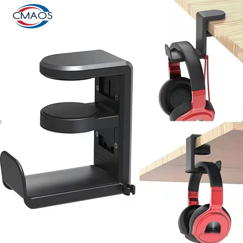 No Punch Table Clip Hook Headp - Headphone Stand Desk ulasan dan harga