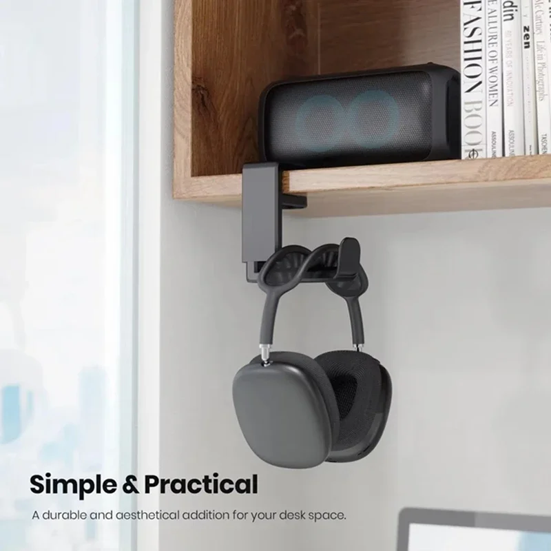 No Punch Table Clip Hook Headp - Headphone Stand Desk ulasan dan harga