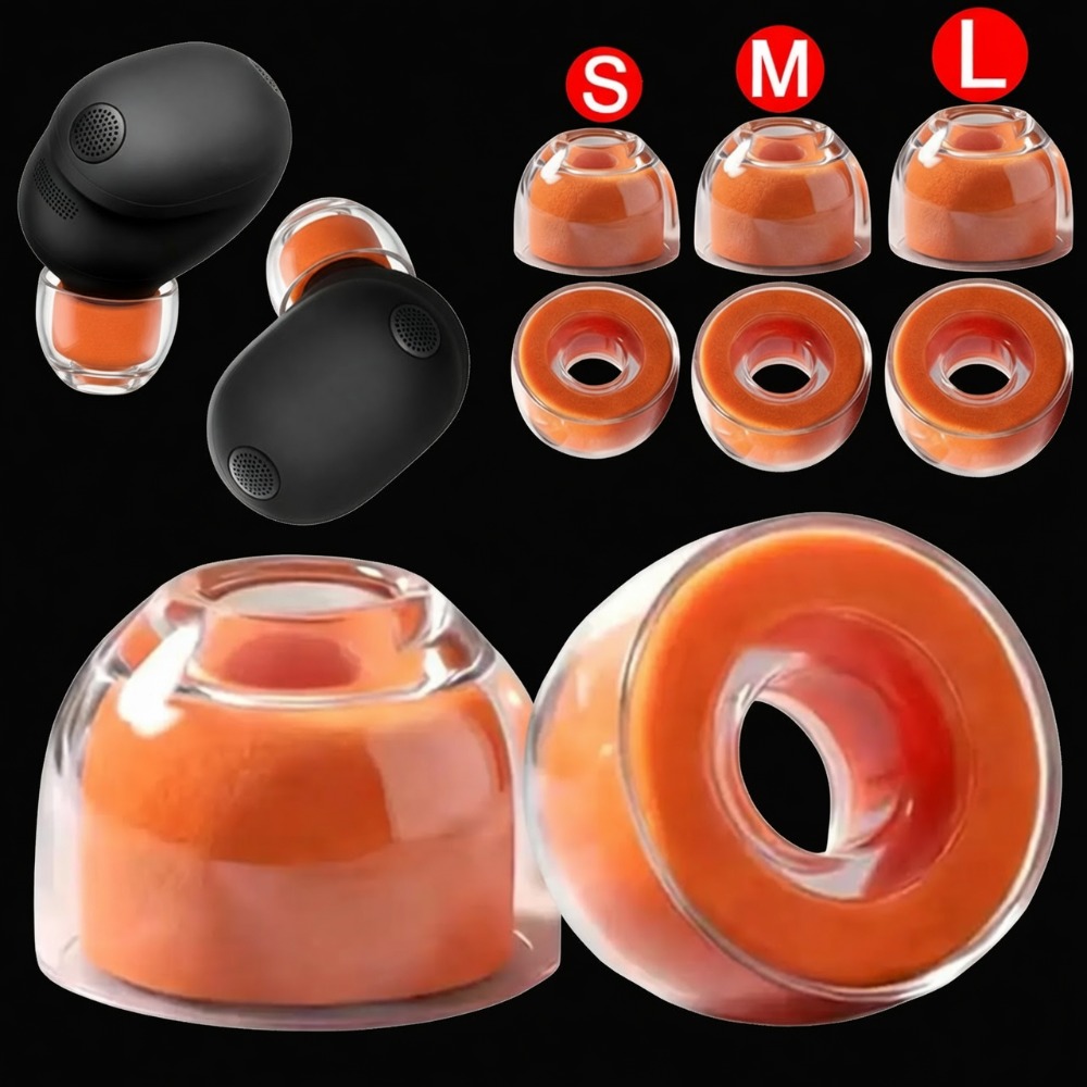 S/M/L Silicone+Memory Foam Ear - Earphone Foam Tip ulasan dan harga