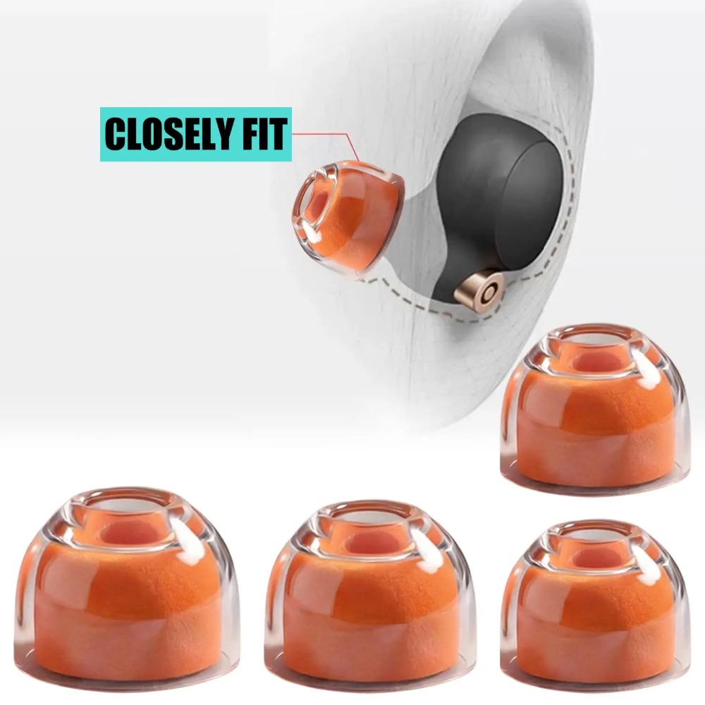 S/M/L Silicone+Memory Foam Ear - Earphone Foam Tip ulasan dan harga