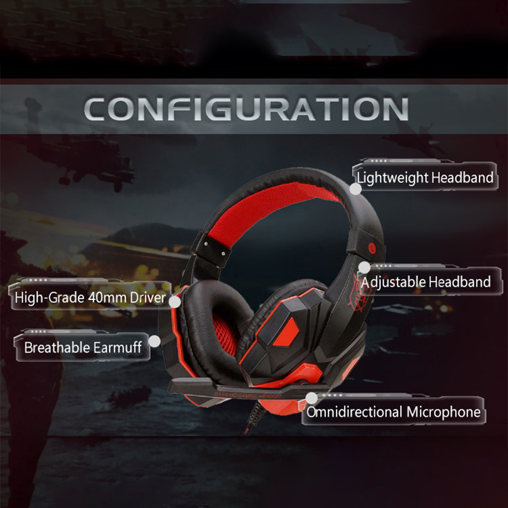 3.5mm Wired Gaming Headphones  - Gaming Headset Rgb ulasan dan harga