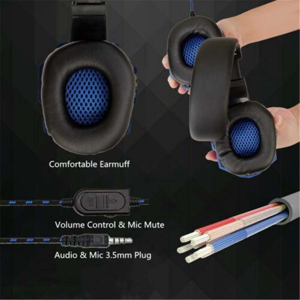 3.5mm Wired Gaming Headphones  - Gaming Headset Rgb ulasan dan harga